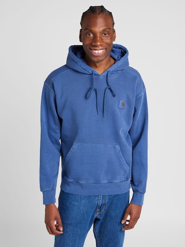 Carhartt WIP Sweatshirt 'Nelson' in Blue: front