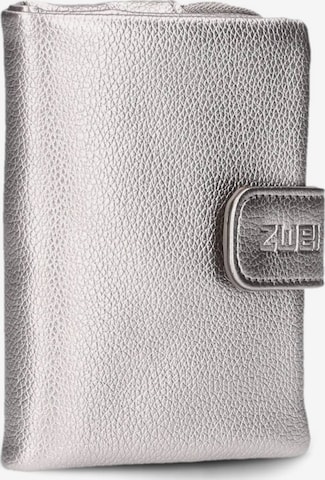 ZWEI Portemonnee 'MADEMOISELLE.M MW5' in Zilver: voorkant