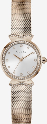 GUESS Analoog horloge 'MERMAID' in Goud: voorkant