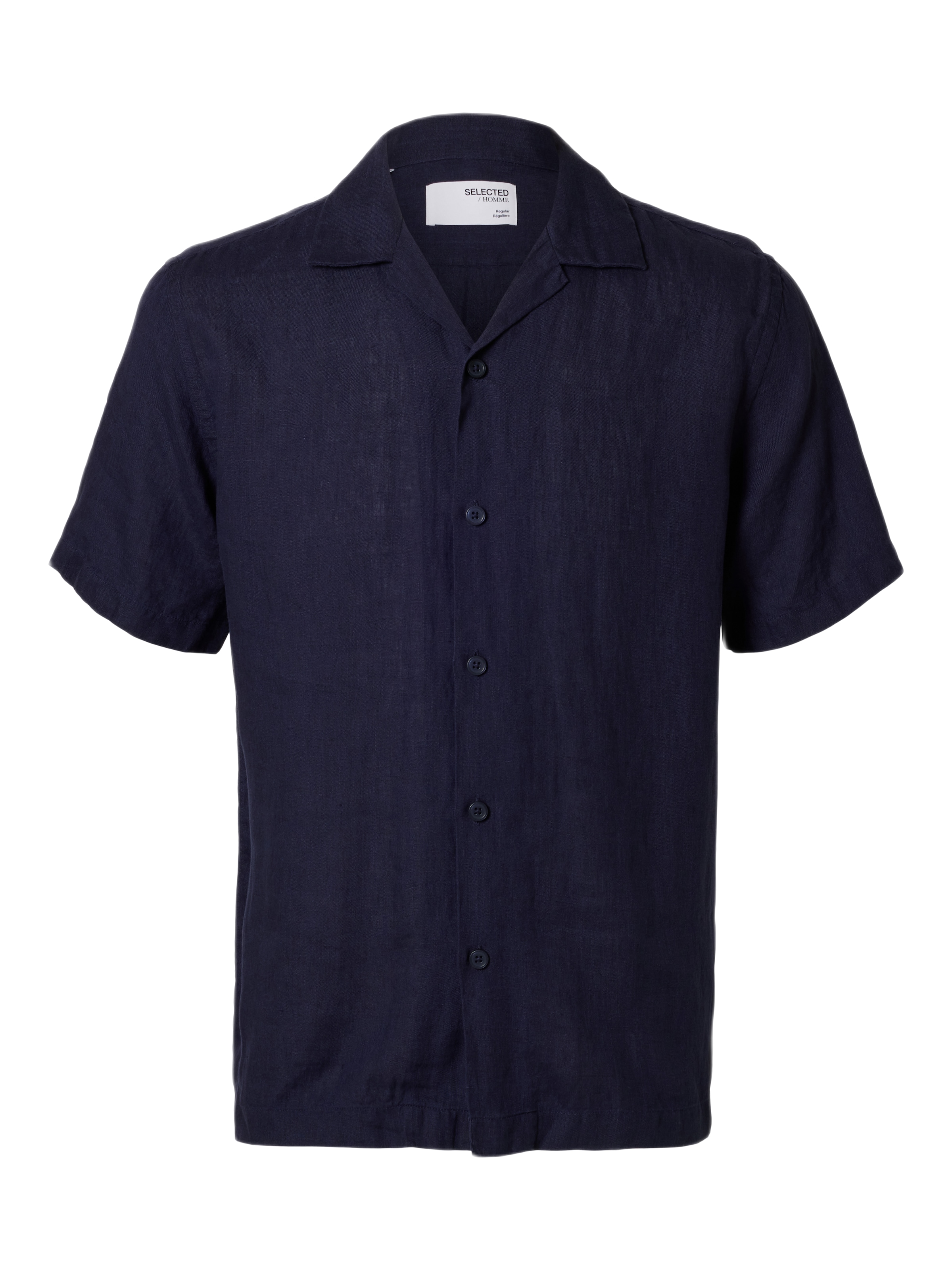 SELECTED - Ajuste regular Camisa en azul: frente