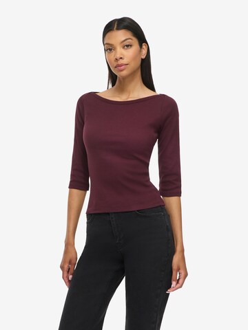 T-shirt 'NMMaya' Noisy may en rouge : devant
