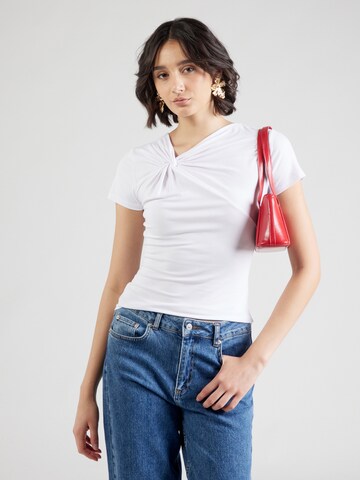 ABOUT YOU T-Shirt 'Dinah' in Weiß: Vorderseite