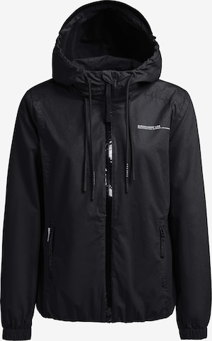 khujo Between-Season Jacket 'Rolava' in Black: front