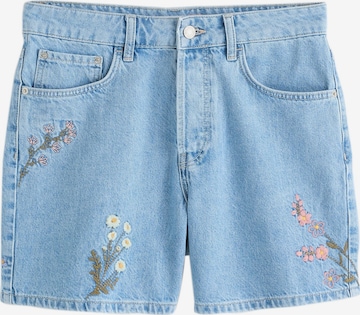 Jeans de la Next pe albastru: față