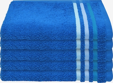 SCHIESSER Handdoek 'Skyline Color' in Blauw: voorkant