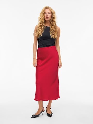 VILA - Falda 'VIEllette' en rojo