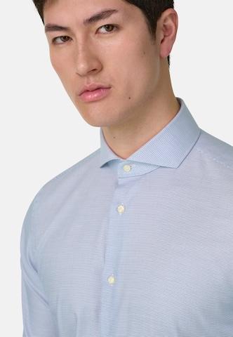 Boggi Milano Slim fit Button Up Shirt ' Napoli' in Blue