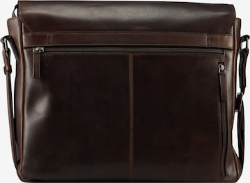 Borsa messenger 'Lund' di JOST in marrone: frontale