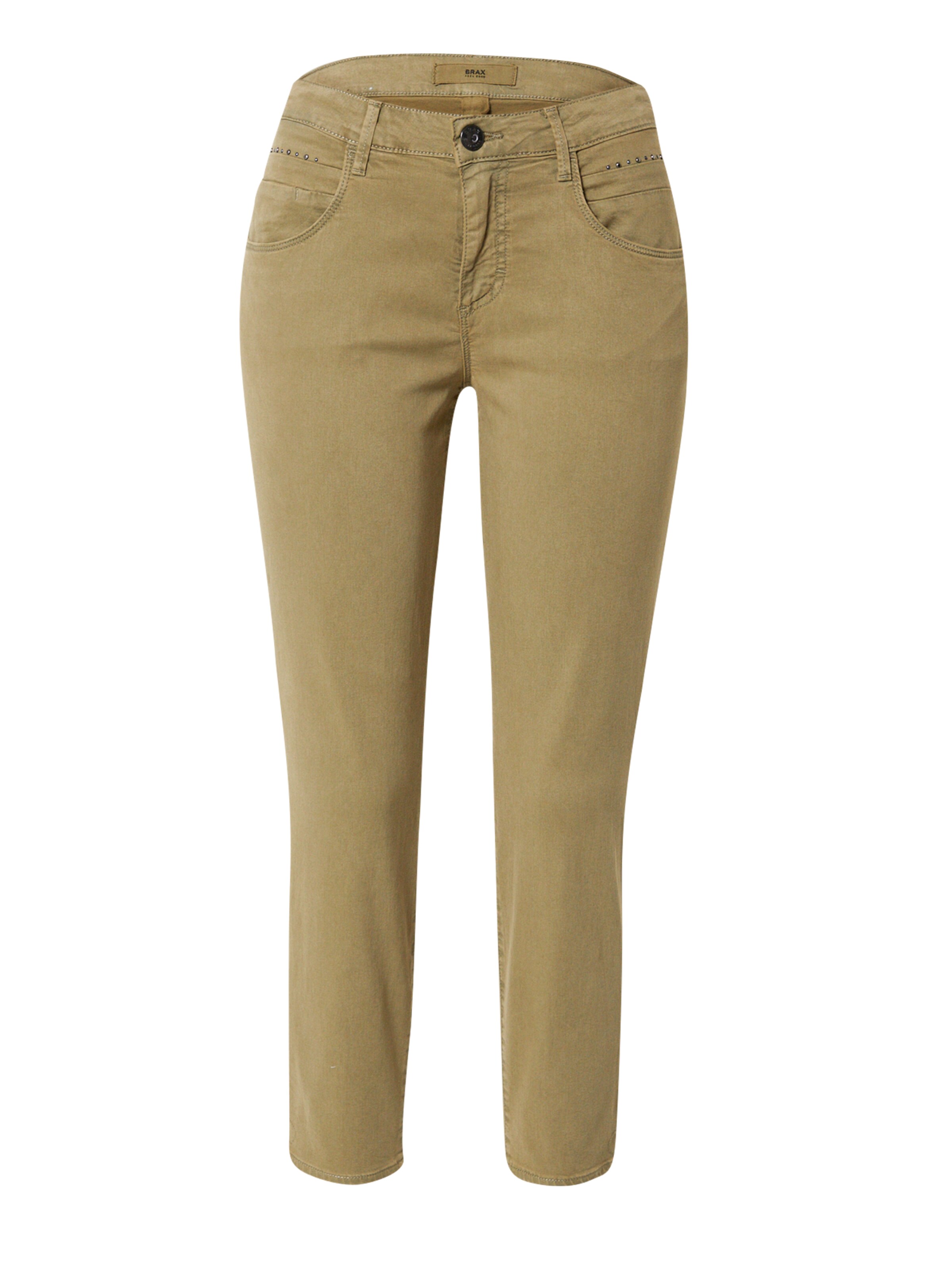 BRAX Slim fit Pants 'Shakira' in Beige: front