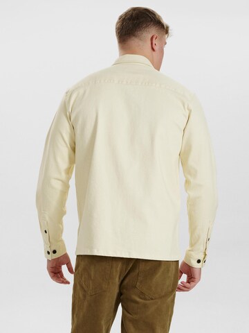 Dxnmxrk Shirt 'DXEliot' in Beige
