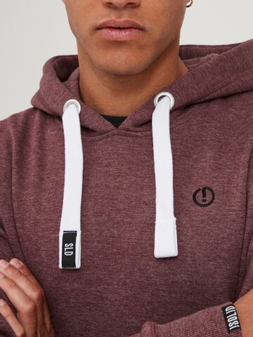 !Solid Sweatshirt 'BennHood' in Rood