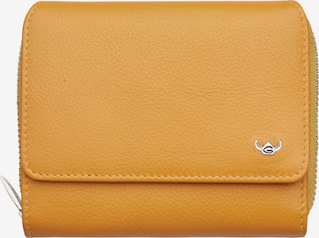 Porte-monnaies 'Madrid' GOLDEN HEAD en jaune : devant