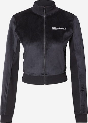 melns KARL LAGERFELD JEANS Sportiska jaka: no priekšpuses