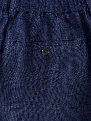 Next Regular Pleat-front trousers in Blue