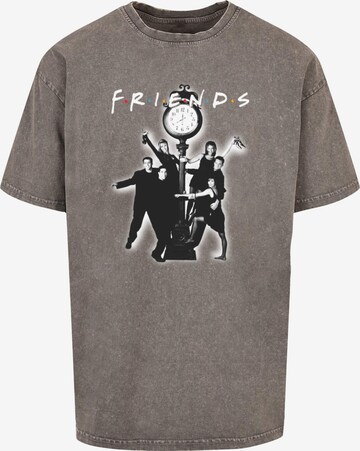 T-Shirt 'Friends - Clock Mono Photo' ABSOLUTE CULT en gris : devant