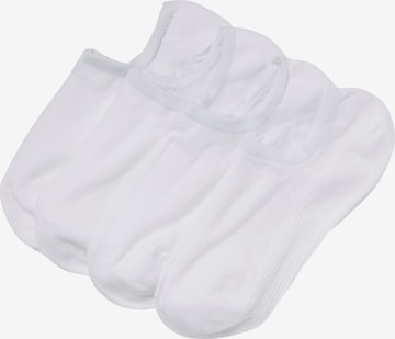Lindex - Calcetines invisibles en blanco: frente