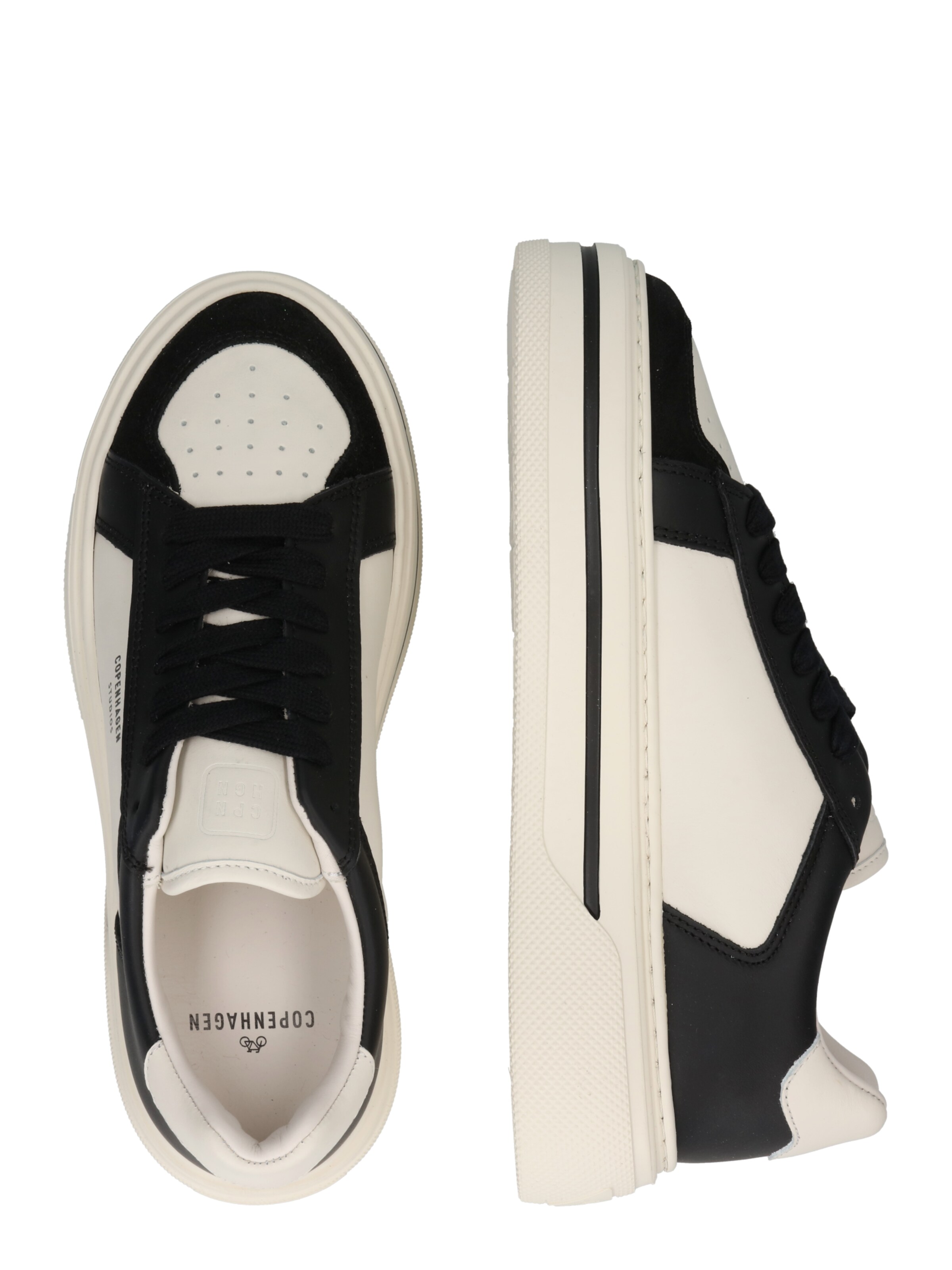 Copenhagen Studios Σνίκερ χαμηλό σε μαύρο