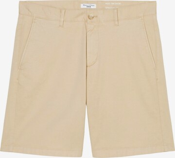 Marc O'Polo DENIM Chino trousers 'Mik' in Beige: front