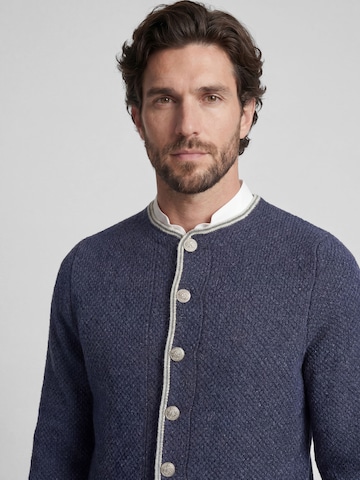 SPIETH & WENSKY Knit cardigan 'Klemens' in Blue