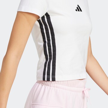 ADIDAS SPORTSWEAR Λειτουργικό μπλουζάκι 'Essentials' σε λευκό