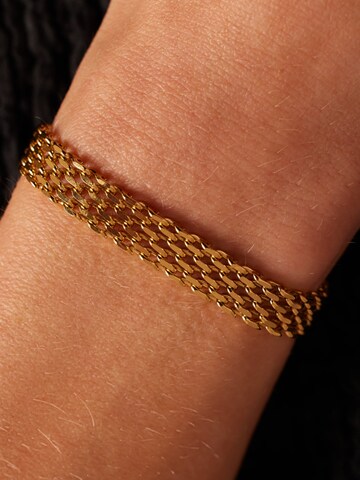 Bracelet Lucardi en or : devant