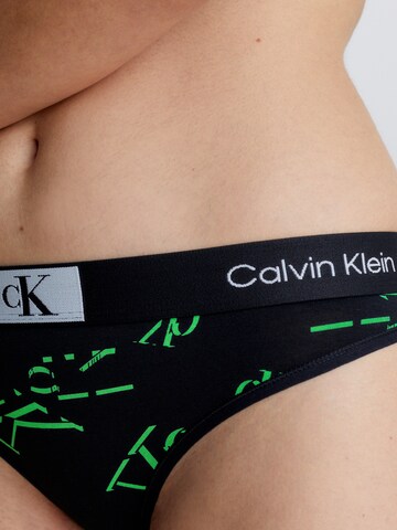 Calvin Klein Underwear String in Zwart