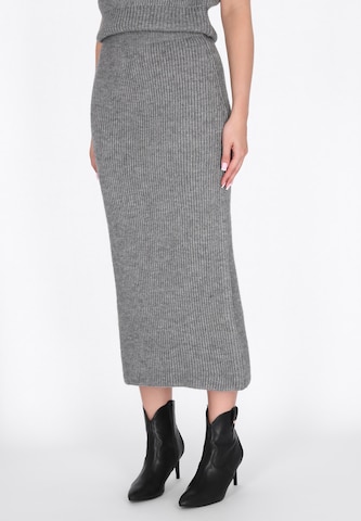 DreiMaster Vintage Rok 'Vintage' in Grijs: voorkant