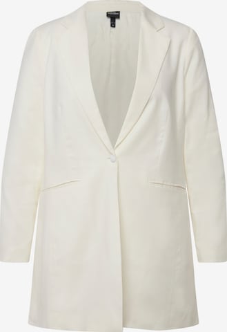 Blazer Ulla Popken en blanc : devant