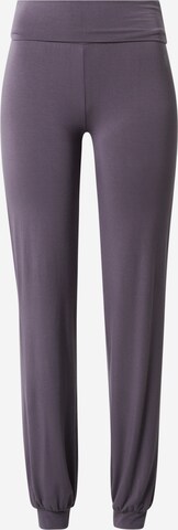 CURARE Yogawear Workout Pants in Grey: front