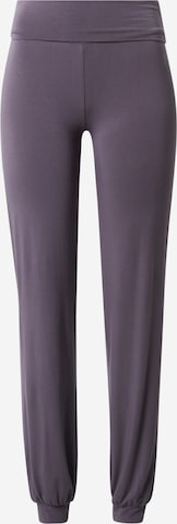 CURARE Yogawear Sportovní kalhoty – šedá: přední strana