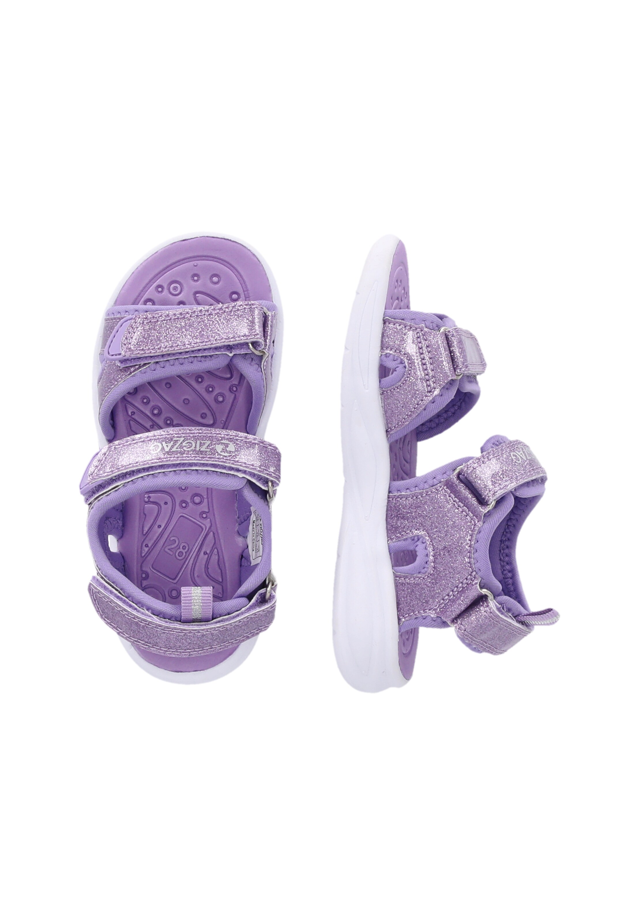 ZigZag Sandale 'Flour' in Lila