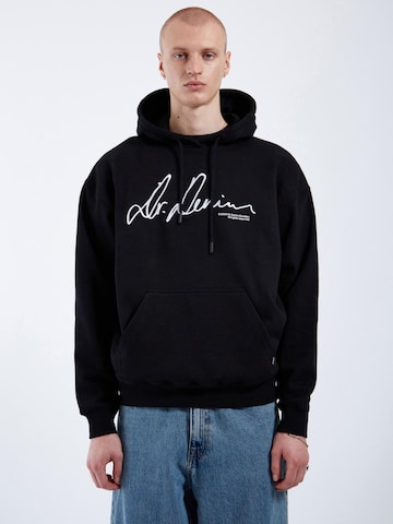 Dr. Denim Sweatshirt 'Damien Hoodie' in Black