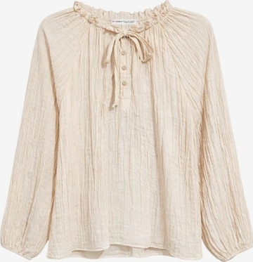 MixRay Bluse in Beige: Vorderseite