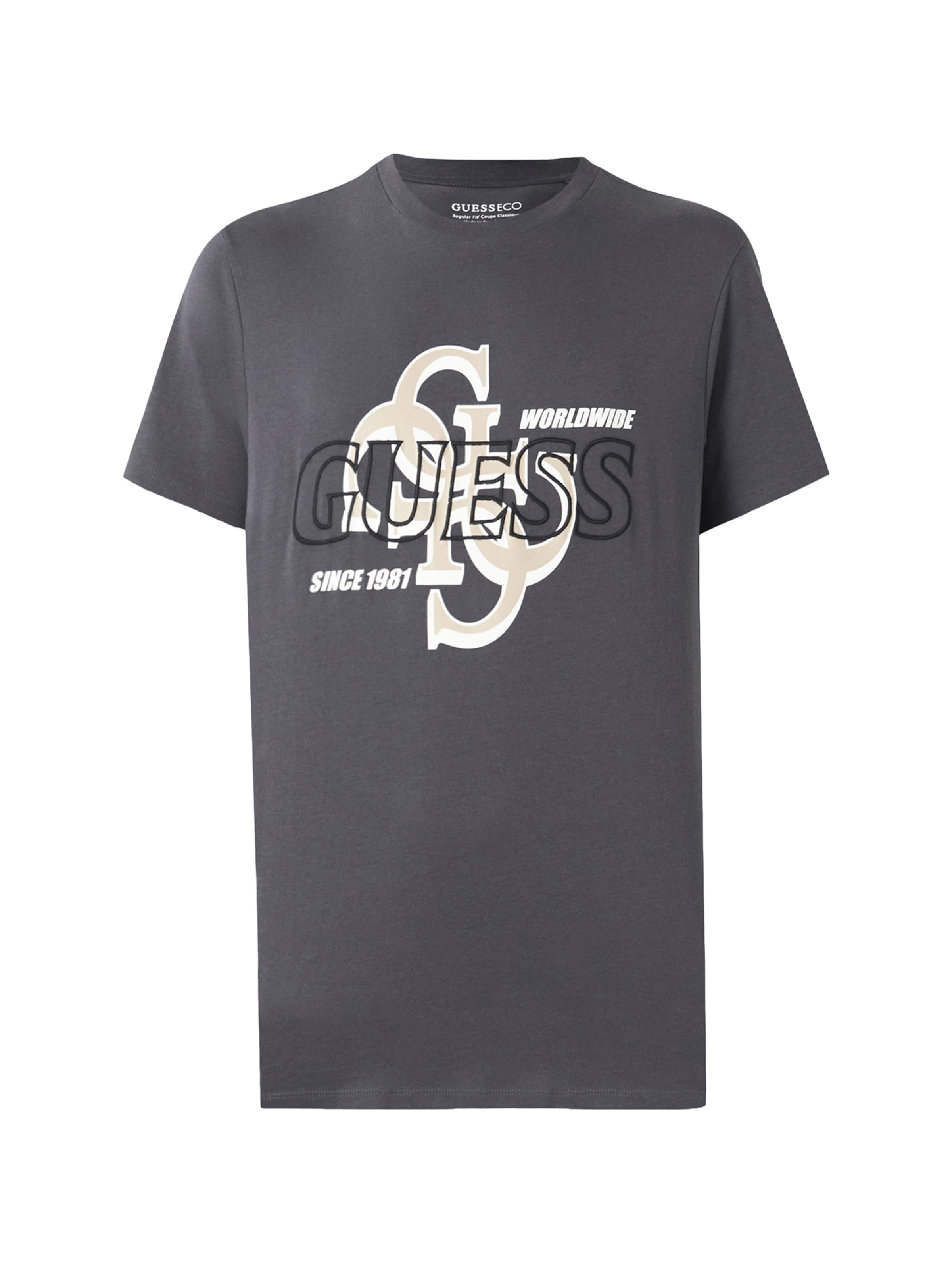 Tricou de la GUESS pe gri: față