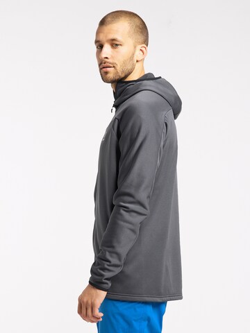 Haglöfs Athletic Fleece Jacket 'Frost Mid' in Grey