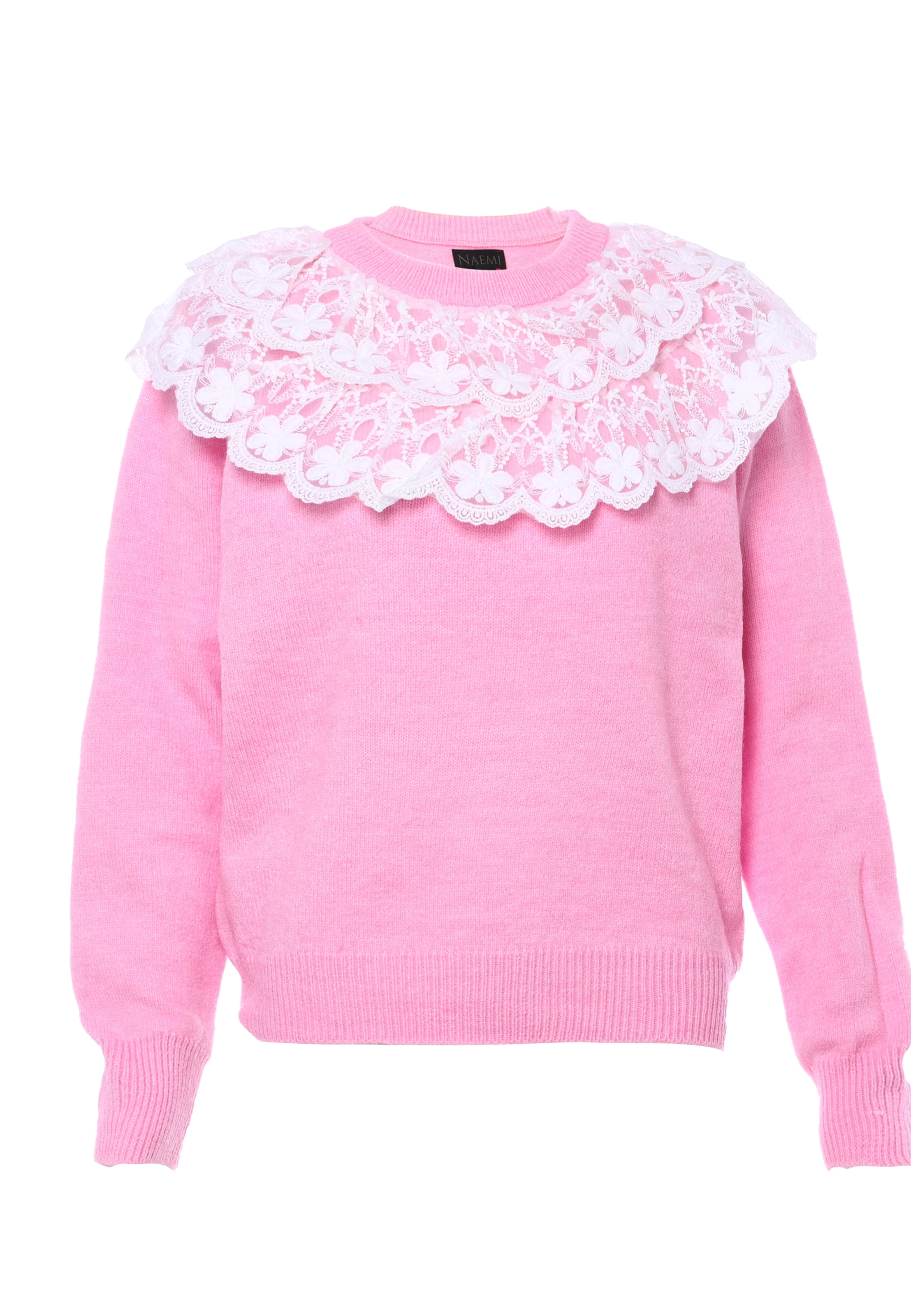 NAEMI Свитер в Ярко-розовый: спереди