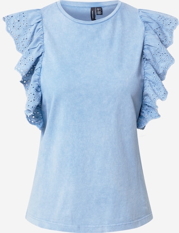 VERO MODA Shirt 'FOREVER' in Blauw: voorkant