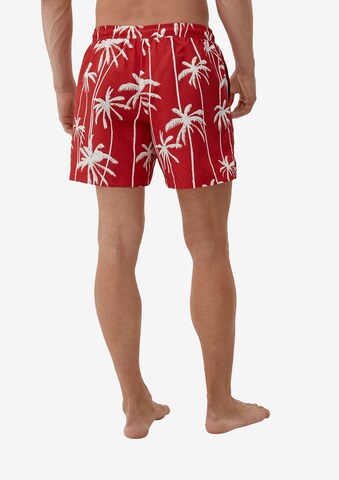 Shorts de bain s.Oliver en rouge