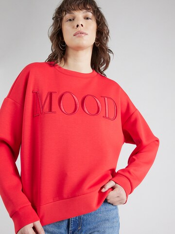 VILA Sweatshirt 'Vireflect Mood' i röd: framsida
