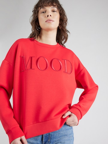 VILA Sweatshirt 'REFLECT MOOD' in Red: front