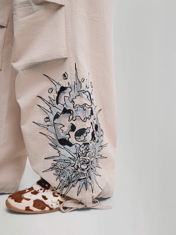 regular Pantaloni funzionali di Ed Hardy in grigio: lato