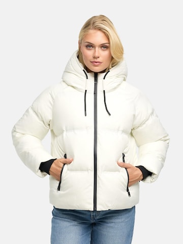 NAVAHOO Winterjas in Wit: voorkant