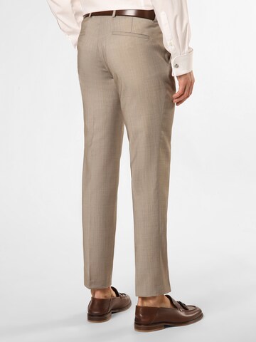 CG CLUB OF GENTS Slim fit Pleated Pants 'Pascal' in Beige