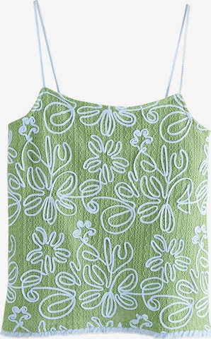 Next Knitted top in Green: front