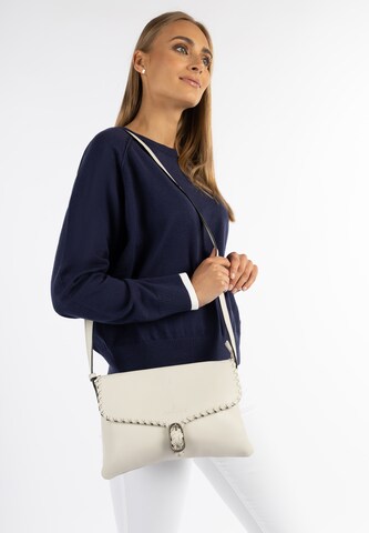 DreiMaster Maritim Crossbody bag in White: front