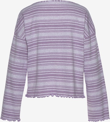 s.Oliver Shirt in Lila: terug