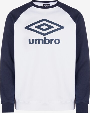 UMBRO Sweatshirt in Weiß: predná strana