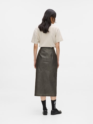 Jupe 'DISTRESSED' KARL LAGERFELD JEANS en noir