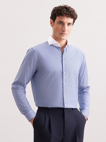 Coupe regular Chemise business SEIDENSTICKER en bleu