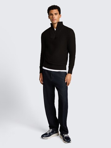 TOM TAILOR DENIM Sweater in Black